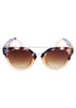 AQ Hipster Double Metal / Plastic Retro Unisex Sunglasses